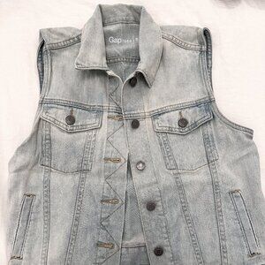 Like New Gap 1969 Women's Denim Vest Sz. Small